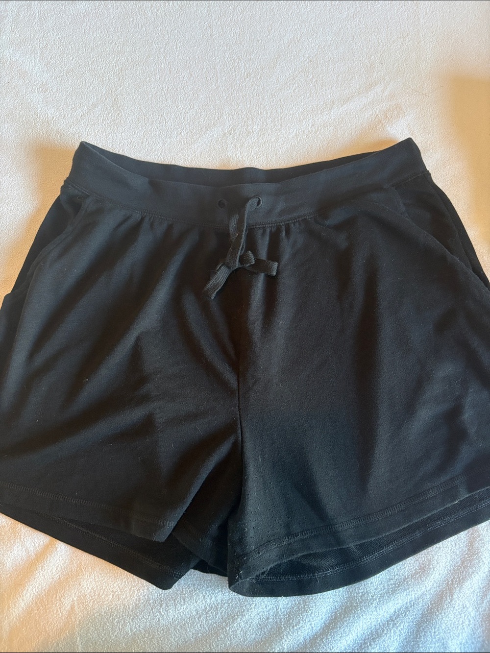 Old Navy Women's Black Drawstring Lounge Shorts